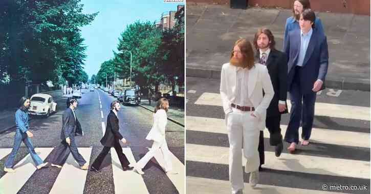 Beatles biopics stars seen faithfully recreating iconic moment we’ve all been waiting for
