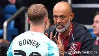 West Ham 2-2 Burnley: Nuno Espirito Santo's pre-match warning proves prophetic as Hammers capitulate on Championship return - and boss pleads for attacking reinforcements