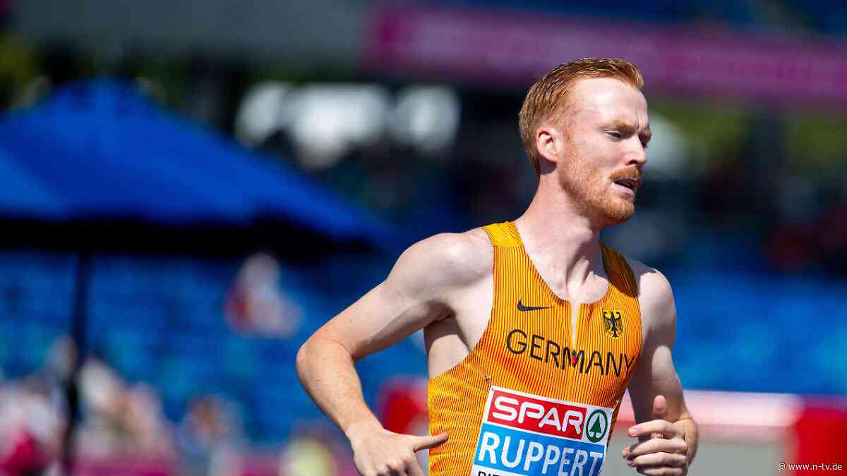 "Riesenstein vom Herzen": Hindernisläufer Ruppert läuft über 3000 Meter zu EM-Gold