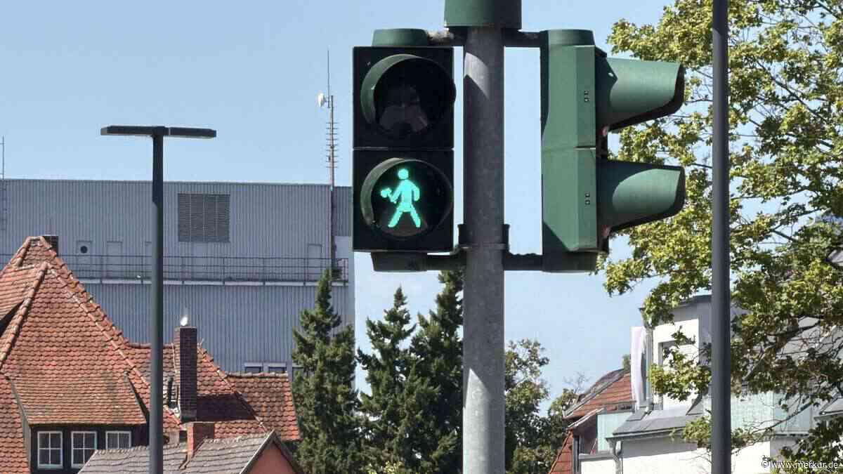 Axtmörder als Ampelmännchen? Neues Design sorgt in Bayern für Diskussionen – Stadt nimmt es mit Humor