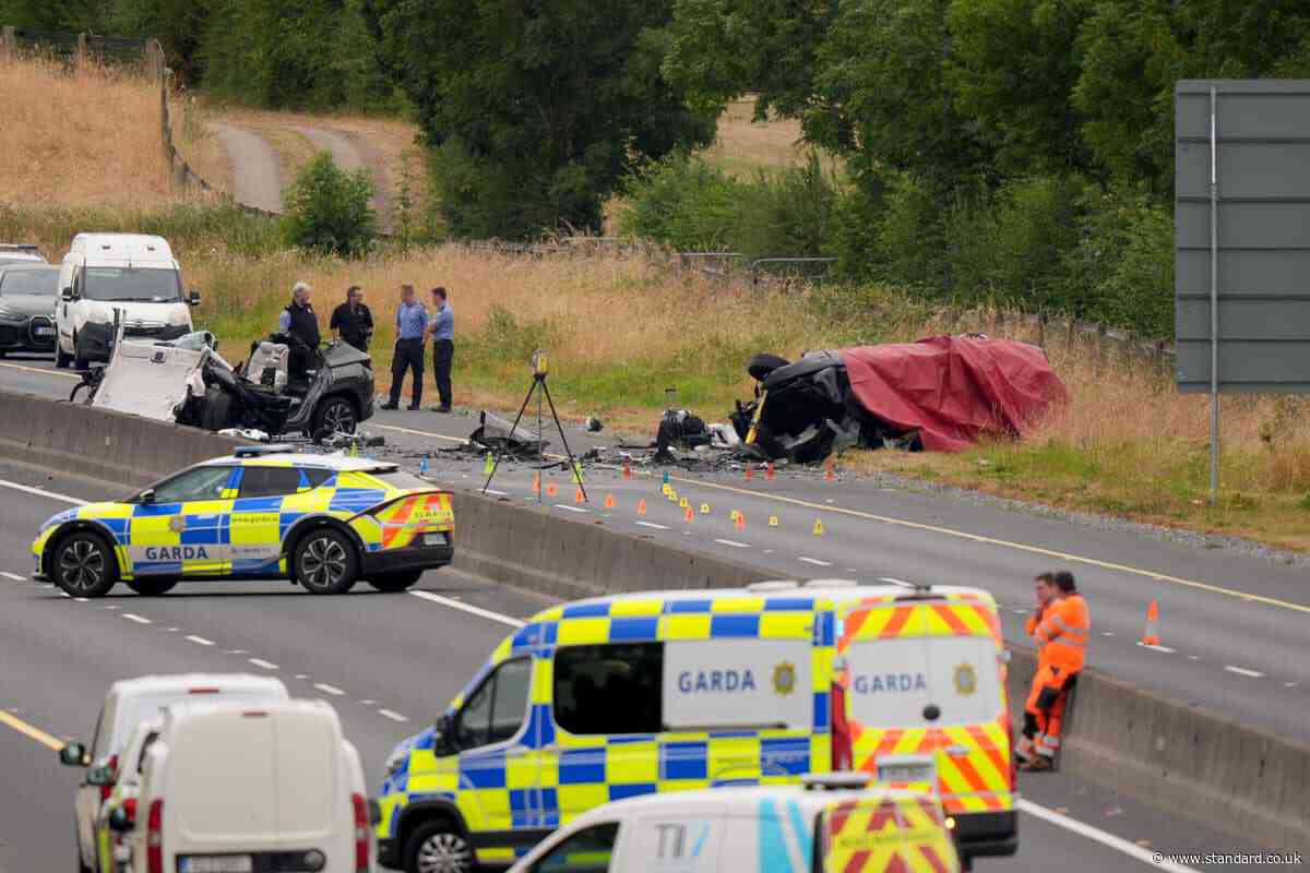 Five teenagers dead after crash involving car on wrong side of motorway