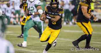 Wheatfall, Ford help Tiger-Cats beat Roughriders