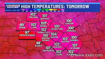 Hot, triple digit days continue, increasing humidity