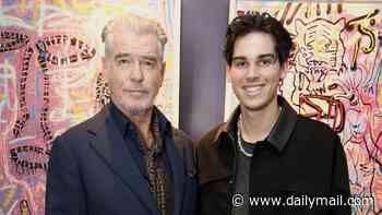 Pierce Brosnan, 73, and his son Paris, 25, address nepo-baby comments as the James Bond star says he has told his offspring to 'train and study'