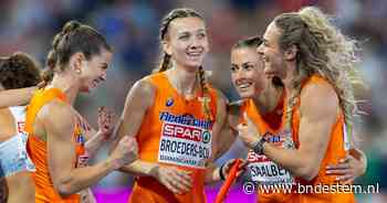 Nederlandse vrouwen snellen naar goud op 4x400 meter EK atletiek, historisch brons voor mannen na fotofinish