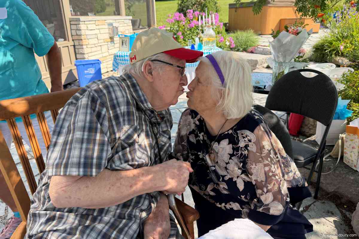Seventy years later, Orillia couple still kiss each other goodnight