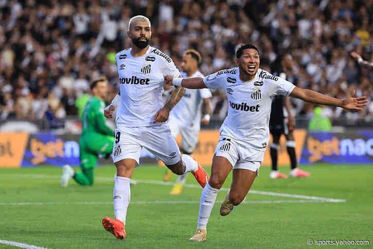 Santos win first away and sink Vasco to second-bottom