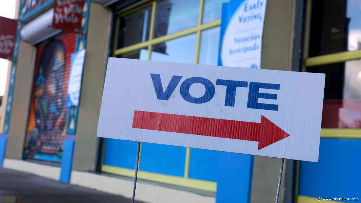 Final day of early-voting in Miami-Dade and Broward as primary election set for Tuesday