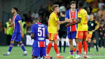 Paris Saint-Germain grijpt naast Franse supercup door verlies tegen tiental Lens