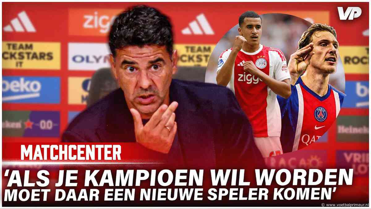 Ajax-trainer Míchel hoopt op nieuwe aankoop: 'Op dat gebied zijn we afgetroefd'
