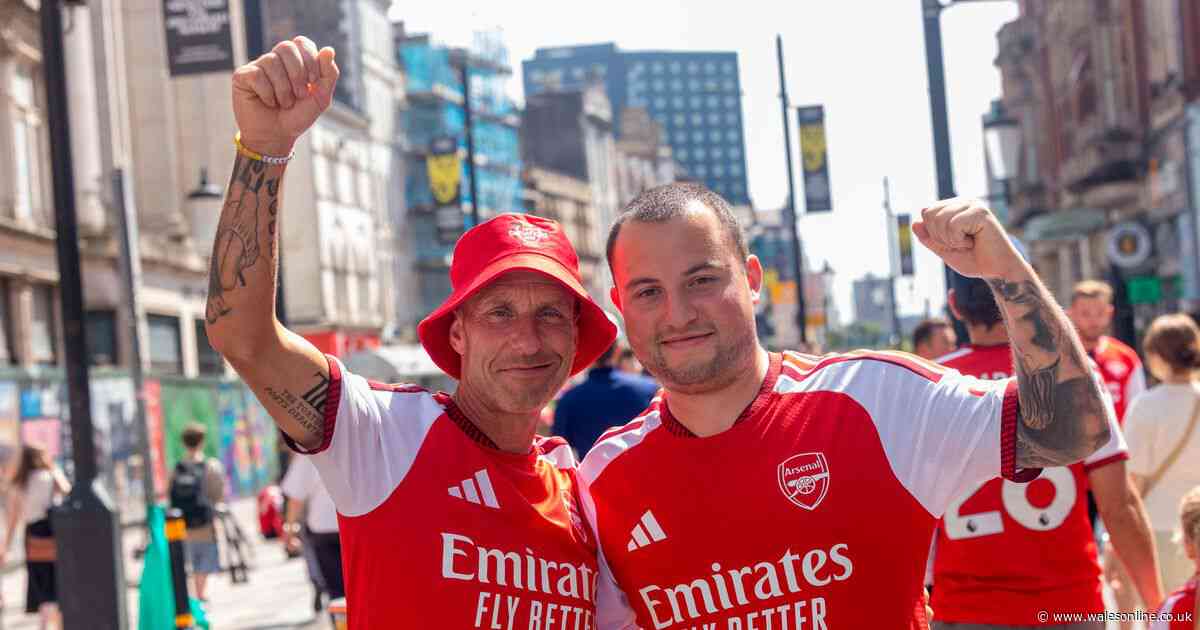 Arsenal and Man City fans see Erling Haaland and Declan Rice compete in Cardiff as Community Shield returns to Wales