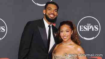 Knicks superstar Karl-Anthony Towns marries Jordyn Woods in front of teammates and A-list guests in Malibu after NBA Championship