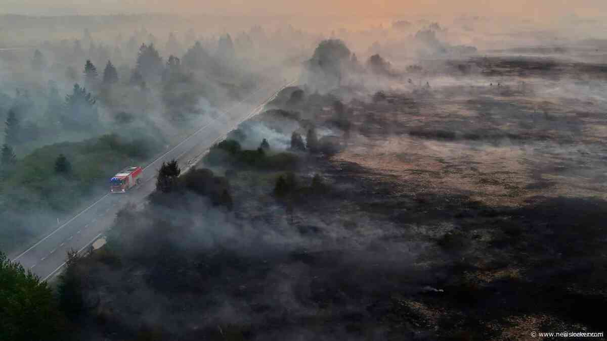 Politie Luik onderzoekt brandstichting Hoge Venen, evacuaties in Duitsland