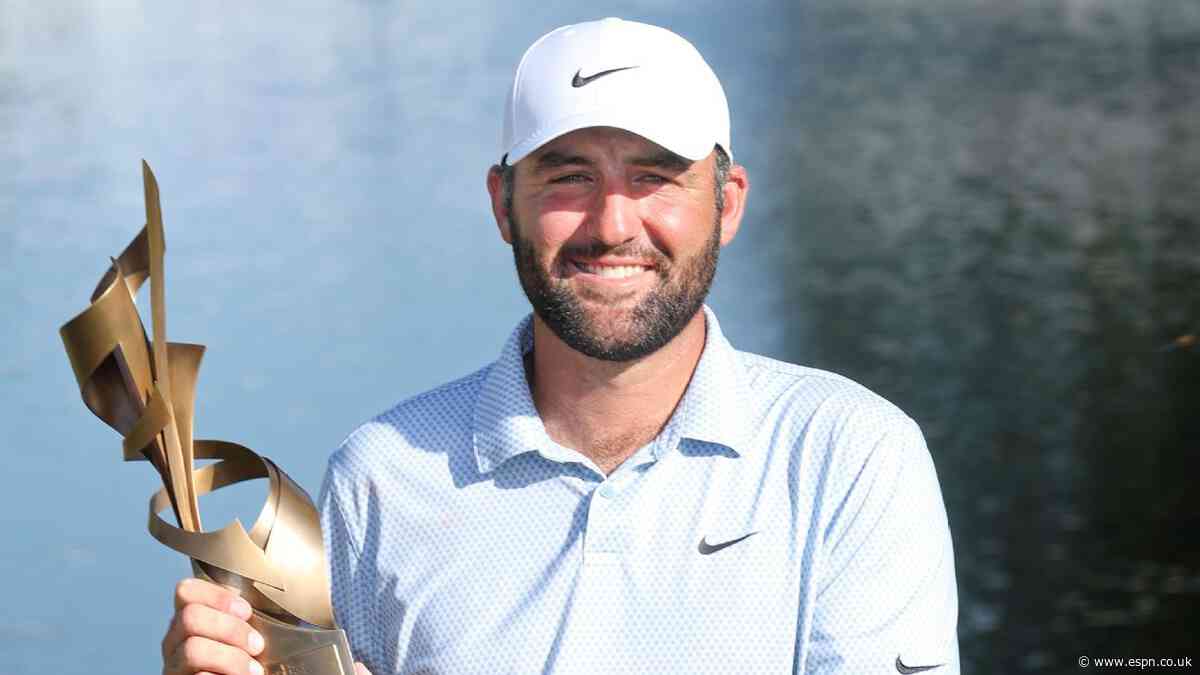 Scheffler opens playoffs with dominant 8-shot win