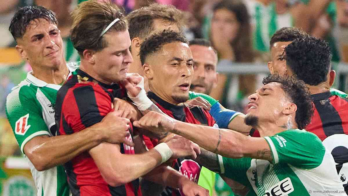 Pre-season fight club: How Premier League 'friendlies' became anything but, with red cards, brutal challenges and even a heated row between team-mates