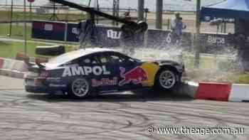 Supercar at centre of probe smashes wall