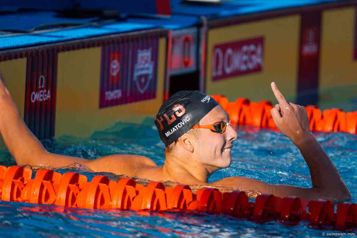 Luka Mijatovic, Audrey Derivaux Headline Psych Sheets for 2026 Junior Pan Pacific Championships