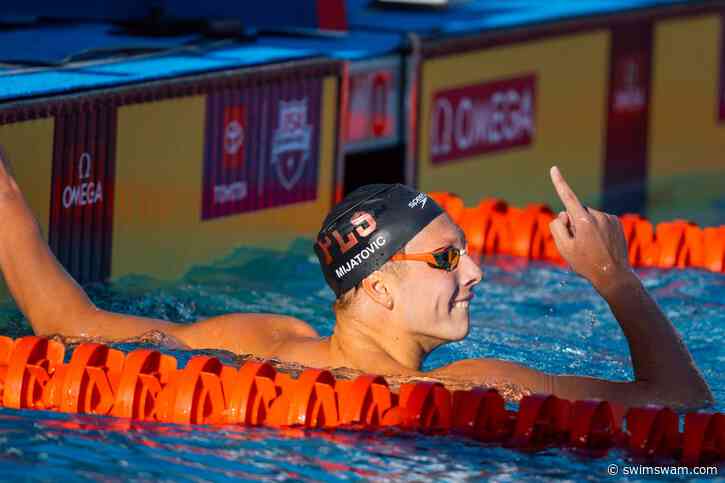 Luka Mijatovic, Audrey Derivaux Headline Psych Sheets for 2026 Junior Pan Pacific Championships