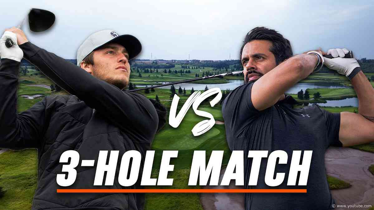 Colton Dach vs Tony Brar | 3-Hole Golf Match