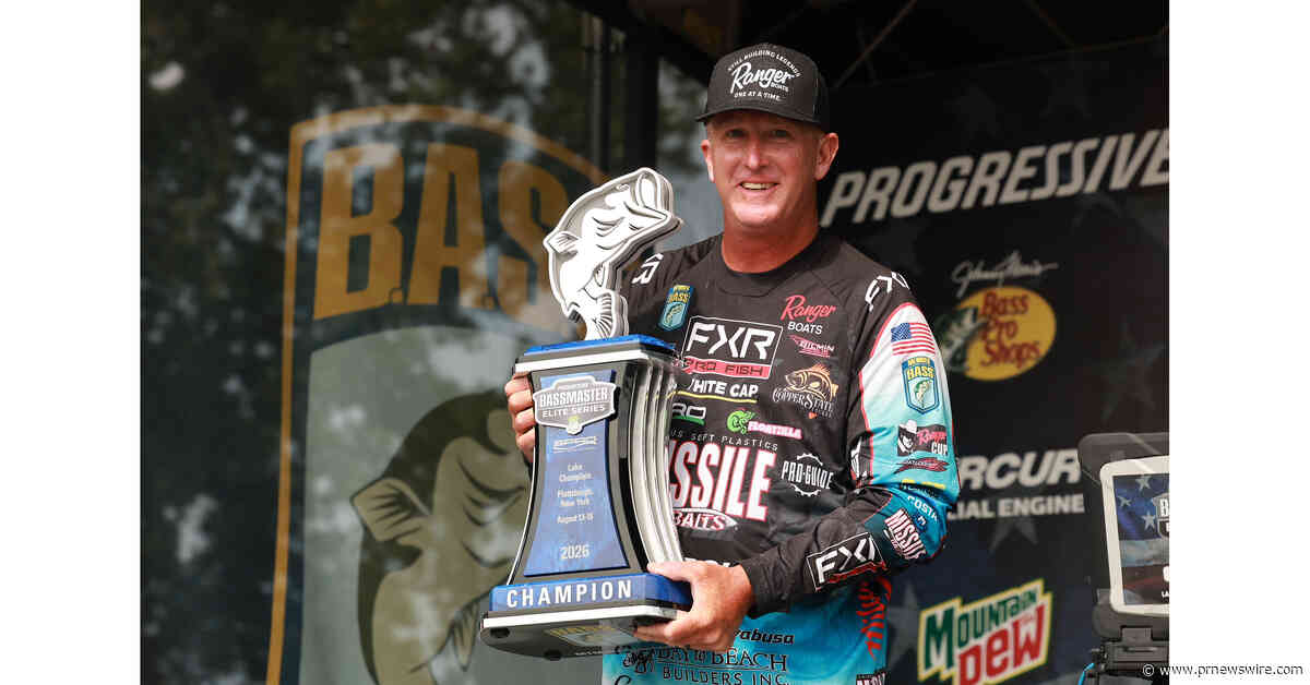 Fishing history delivers Schmitt's third Bassmaster Elite title at Lake Champlain