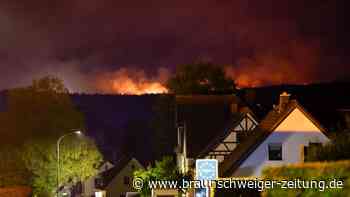 Enormer Waldbrand im Hohen Venn: Feuer rückt auf erste deutsche Häuser vor