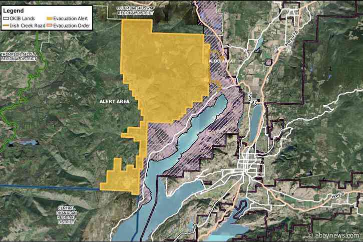 More evacuation orders downgraded to alerts for Bradley Creek wildfire