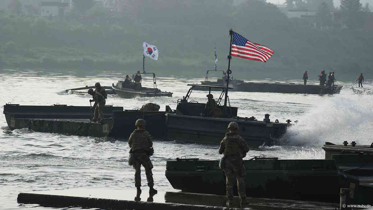 "Feindlich" gegenüber Nordkorea: Trump spart bei "total unangemessener" US-Militärübungen in Südkorea