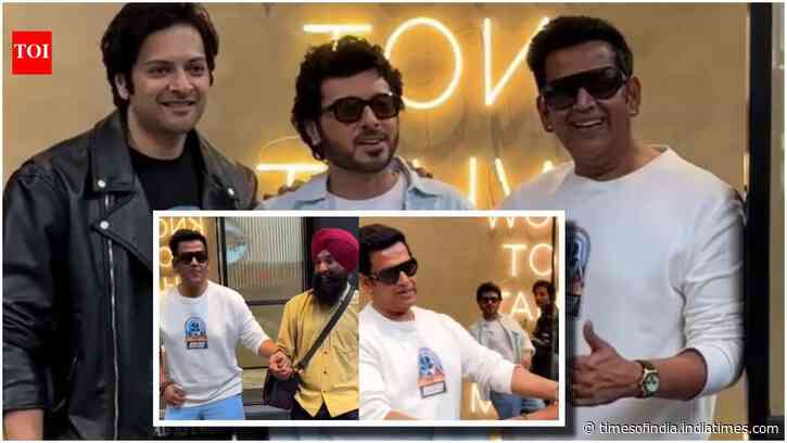 Ravi Kishan Viral Dance Video: Actor recreates meme step with pap; Mirzapur co-stars join