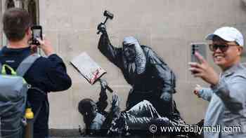 AN WILSON: Banksy - aka Robin Gunningham - is a privately educated Leftie stooge whose ugly, worthless art is hastening the collapse of the West