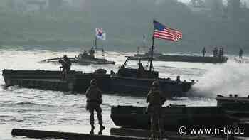 "Feindlich" gegenüber Nordkorea: Trump spart bei "total unangemessener" US-Militärübung in Südkorea