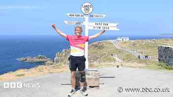 Student runs across UK for brain tumour research