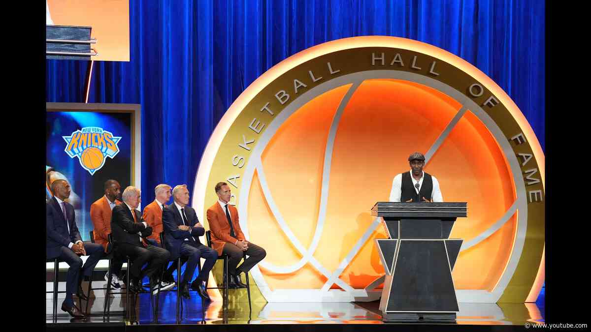 Amar'e Stoudemire's FULL Hall of Fame Speech