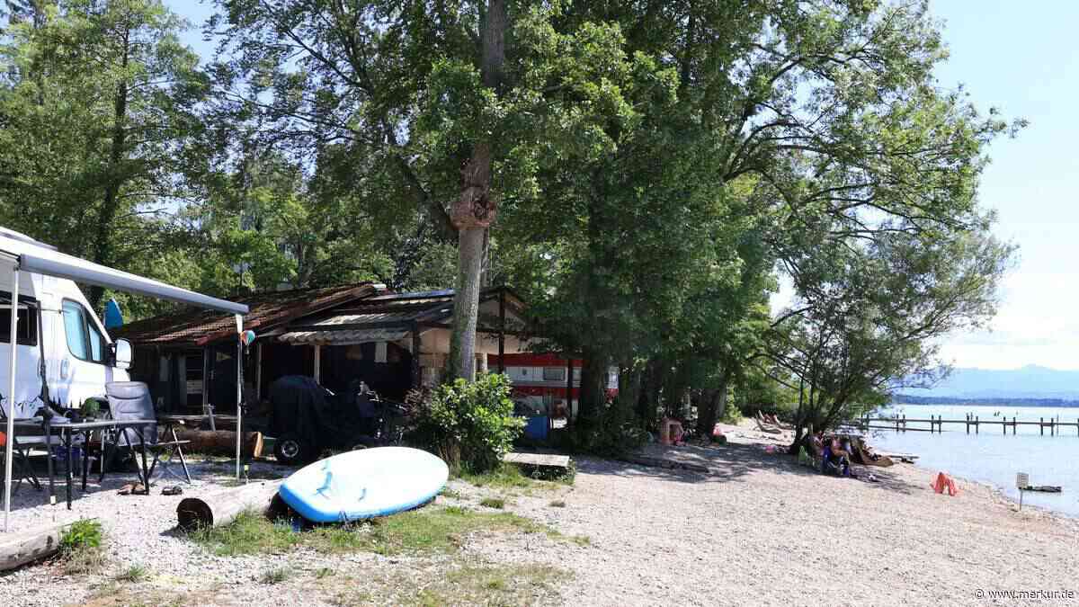 Hauptsaison vor der Haustür: Campingplatz am Starnberger See rappelvoll