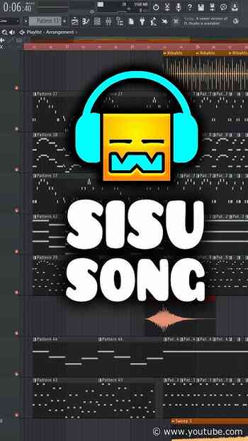 How long it takes to produce "DJVI - Sisu" song?🤔#geometrydash #djvi #flstudio