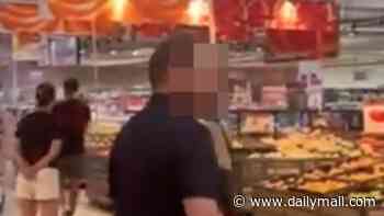 Disturbing moment Australian-Jewish tourists are targeted in vile antisemitic attack while shopping in France