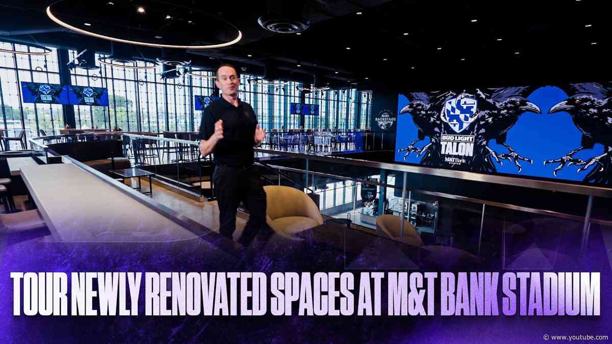 Tour of New M&T Bank Stadium Upgrades | Baltimore Ravens
