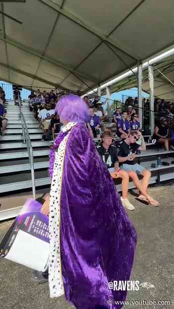 Spend the day with our select PSL owners at training camp #shorts #nfl #ravens