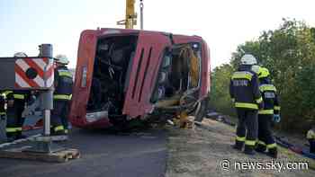 Twelve killed as tourist bus crashes in Hungary