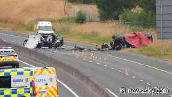 Five teenagers dead in car crash after vehicle driven wrong way on motorway