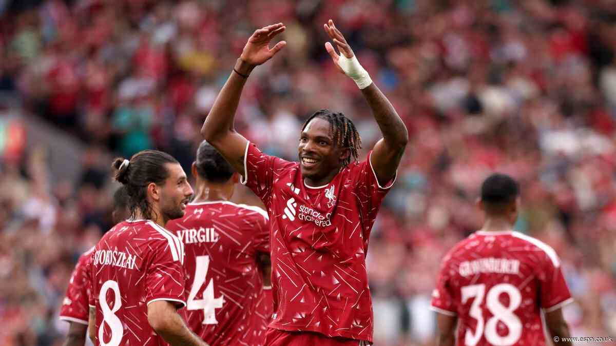 Liverpool 2-0 Como: Jérémy Jacquet scores in impressive debut as Reds win at Anfield - as it happened
