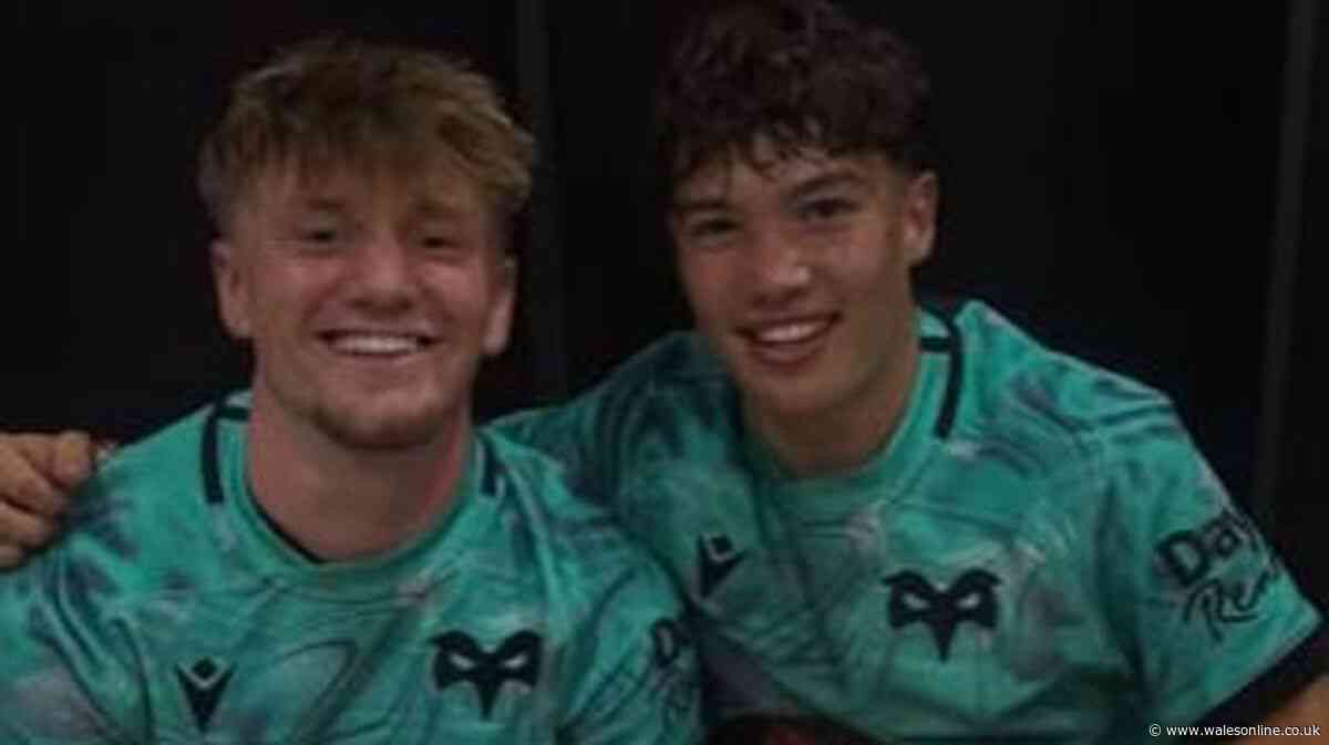 Wales stars' sons win Ospreys v Scarlets battle and 'whingeing' All Blacks accused