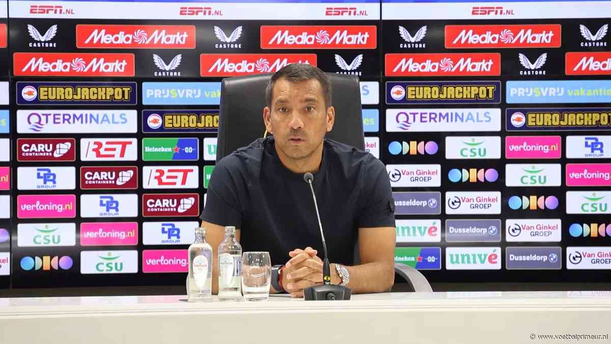 Van Bronckhorst verklaart afwezigheid Ahmedhodzic: 'Weet niet hoe dat zit'