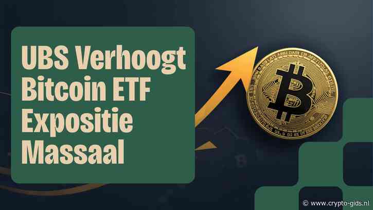 UBS Verhoogt Bitcoin-ETF Blootstelling Met 2.337% In Één Kwartaal