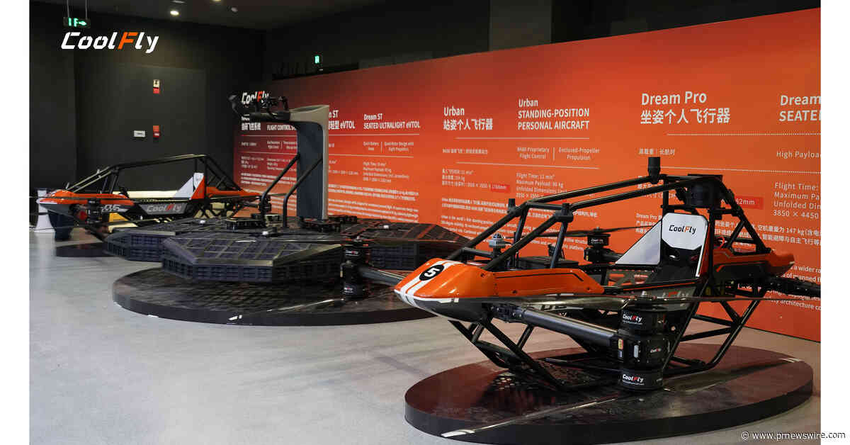 CoolFly Launches Urban Standing-Position Personal Aircraft
