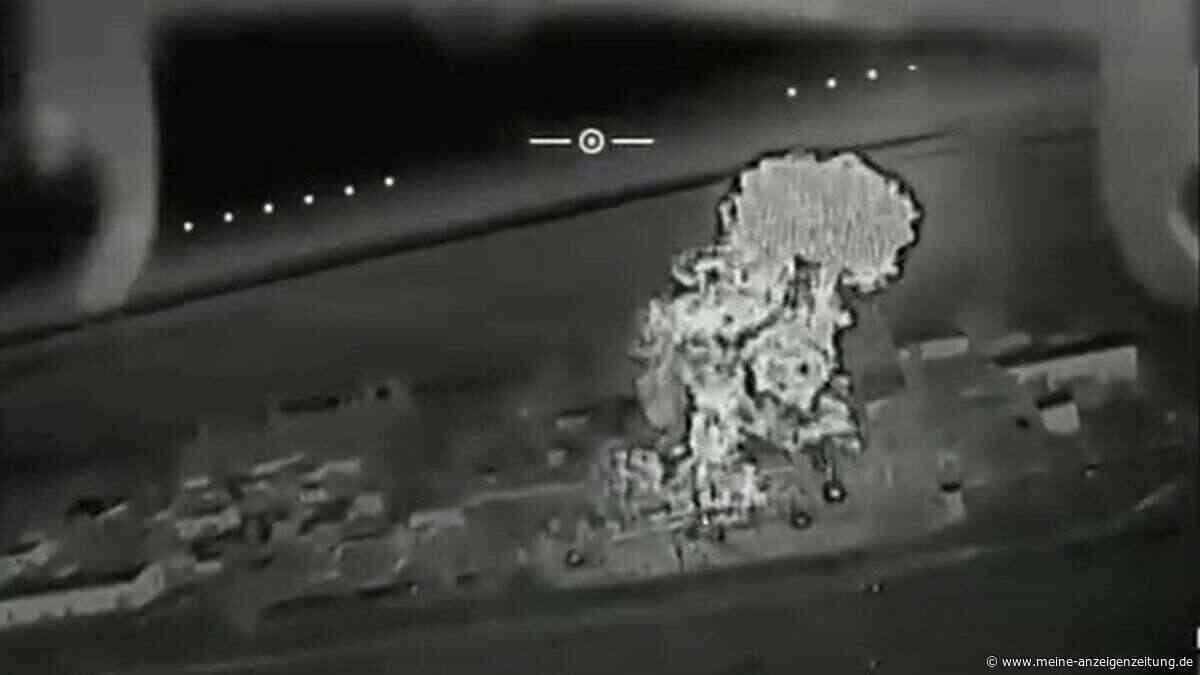 Detonationen und Feuer auf der Krim – Bilder zeigen Attacke auf russisches Munitionslager