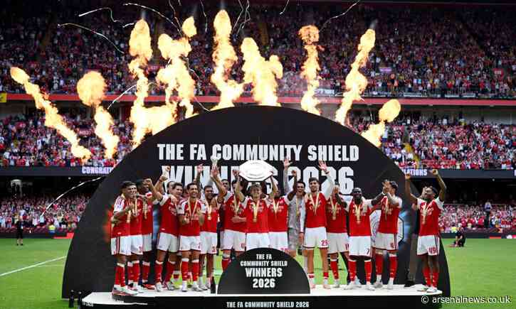 Arsenal send title warning with dominant Community Shield win over Man City