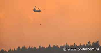 Indrukwekkende beelden van Chinooks uit Gilze-Rijen boven enorme natuurbrand in België