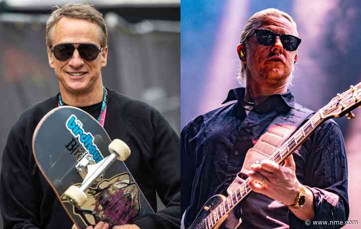 Watch skating legend Tony Hawk introduce Interpol on stage in San Diego: “I’m not gonna quit skating until Interpol stops touring”
