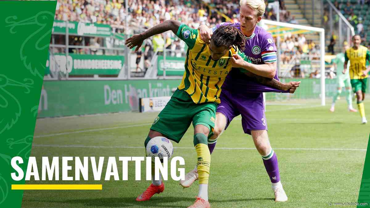 Samenvatting ADO Den Haag - FC Groningen 1-4 (16-08-2026)