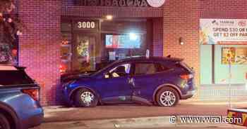 Driver suspected of DWI after crashing into Raleigh restaurant on Hillsborough Street